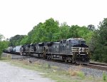 NS 4029 leads train 350-29 eastbound